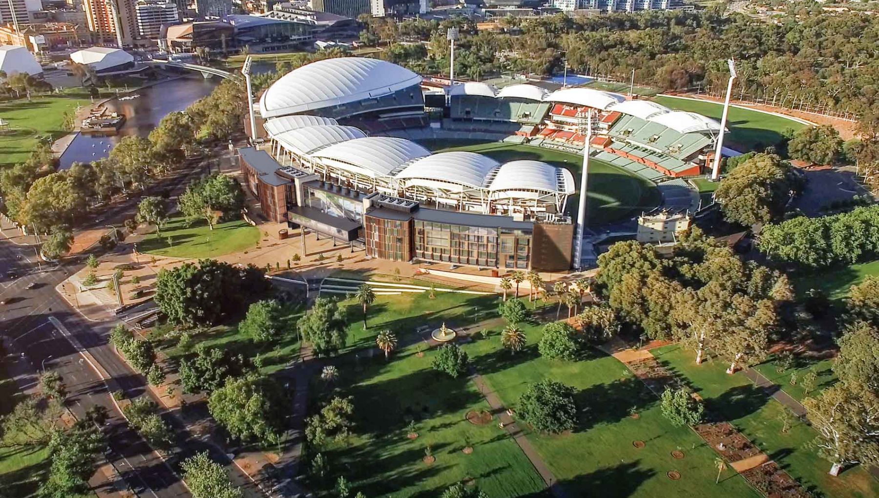 Aerial View - Oval Hotel Adelaide
