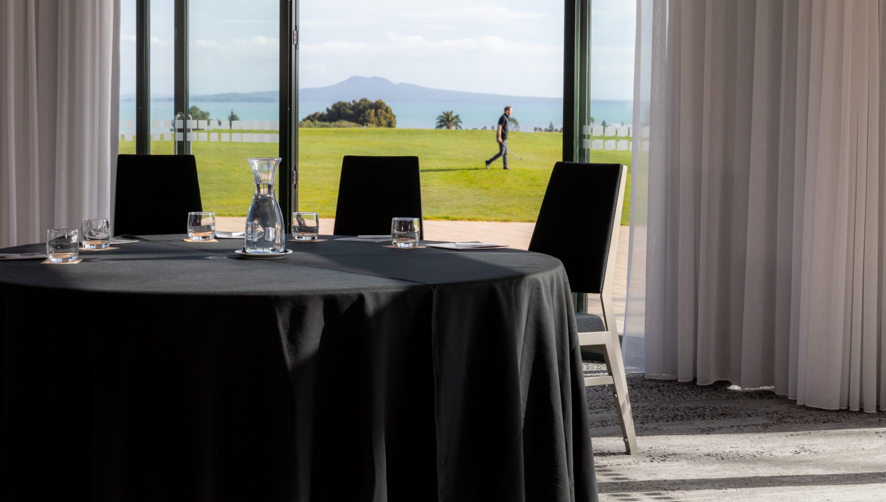 Conference Venue Auckland - Well-Appointed Table Setup for Corporate Events.
