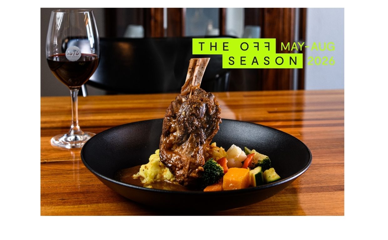Lamb shank with house drink special