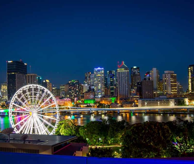 New Year's Eve 2016 - Skyline with Ferris Wheel