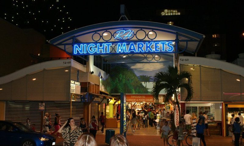 Cairns night markets and food court