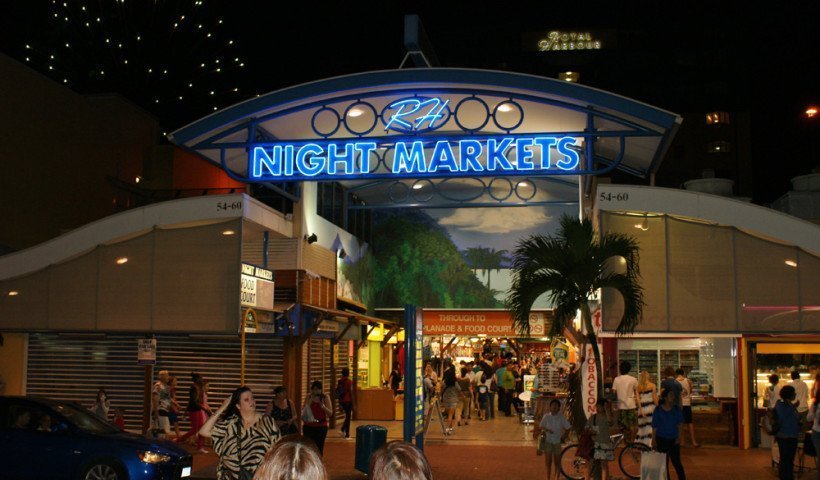 Cairns night markets and food court