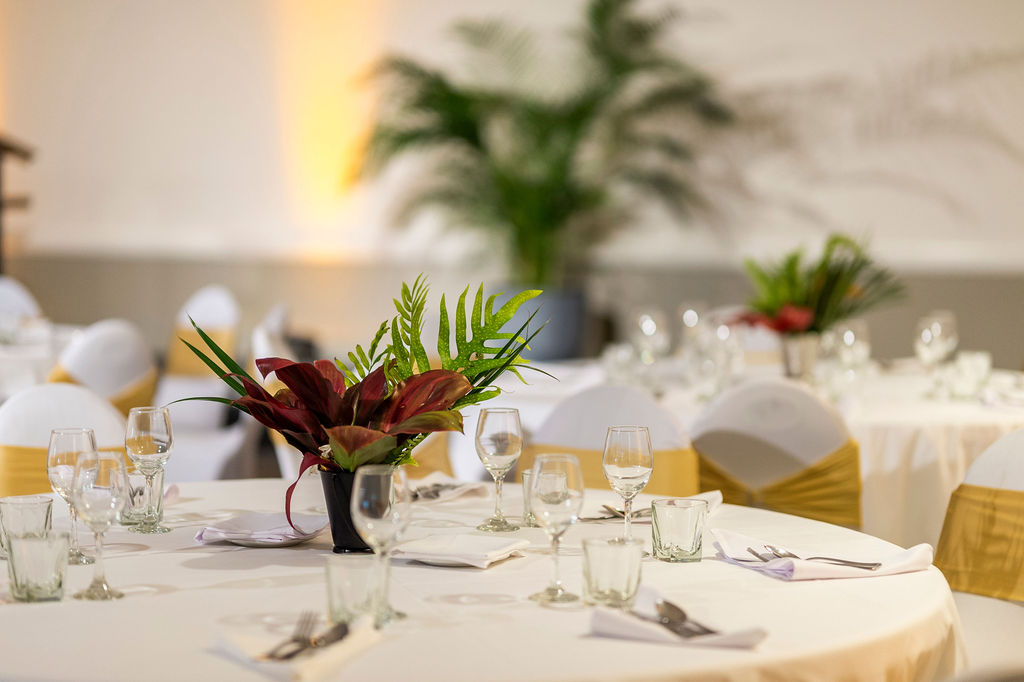 Banuet event in Joseph Banks Ballroom at Rydges Esplanade Resort