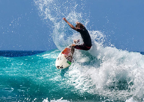 Surfing at Cronulla Beach